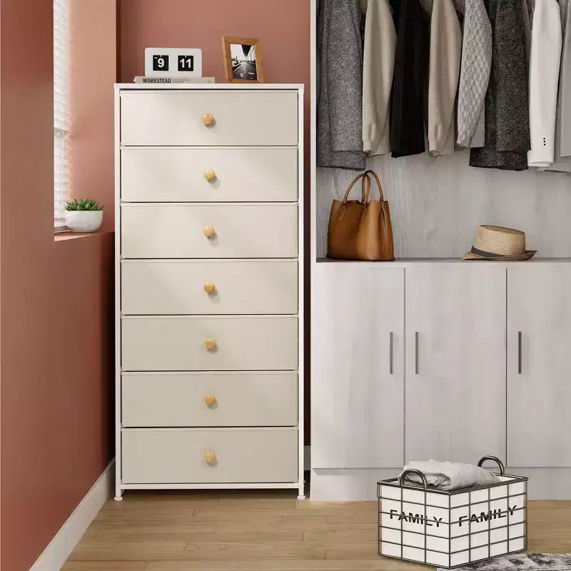 Commode de chambre à 7 tiroirs - Tour de rangement organisatrice