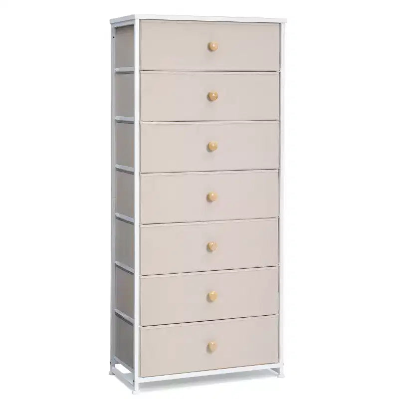 Commode de chambre à 7 tiroirs - Tour de rangement organisatrice