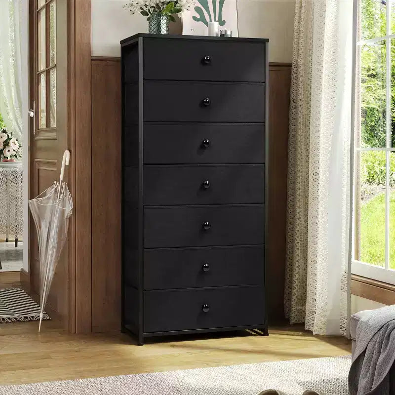 Commode de chambre à 7 tiroirs - Tour de rangement organisatrice