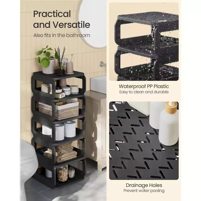 Étagère à chaussures, Organisateur à 12 niveaux, Étagère étroite ouverte pour entrée, salon, Gain de place