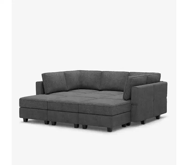 Canapé-lit modulaire Terry avec rangement intégré - 9 places + 7 côtés