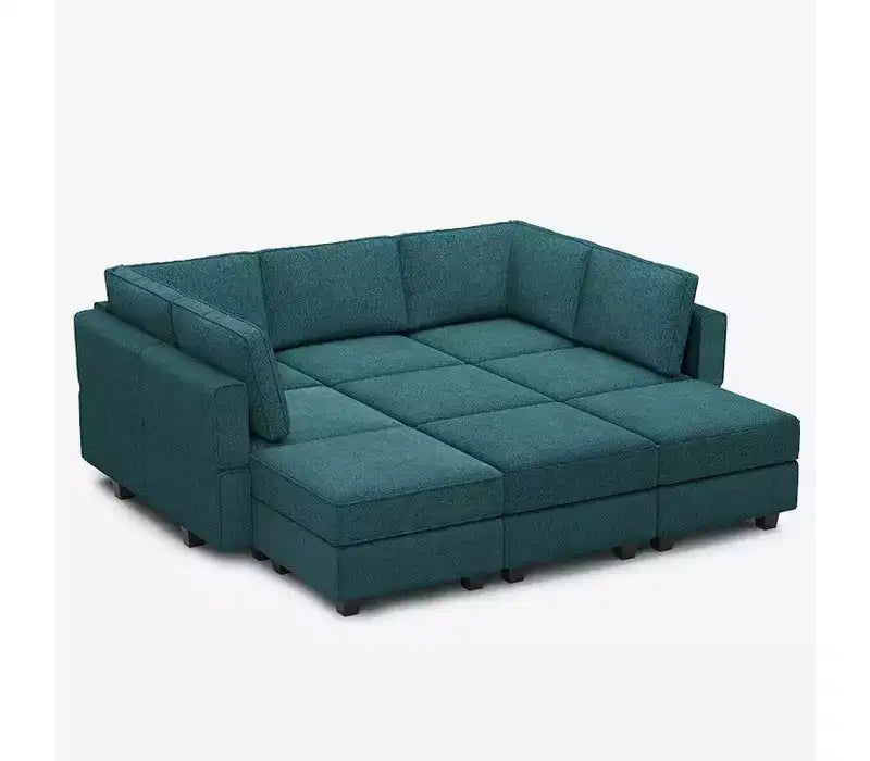 Canapé-lit modulaire Terry avec rangement intégré - 9 places + 7 côtés