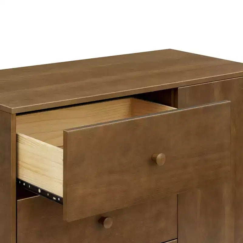 Commode de chambre d'enfant moderne à 3 tiroirs avec armoire latérale