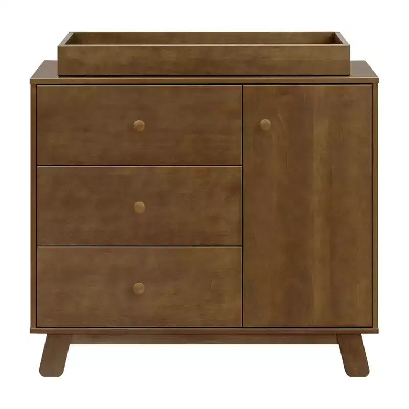 Commode de chambre d'enfant moderne à 3 tiroirs avec armoire latérale