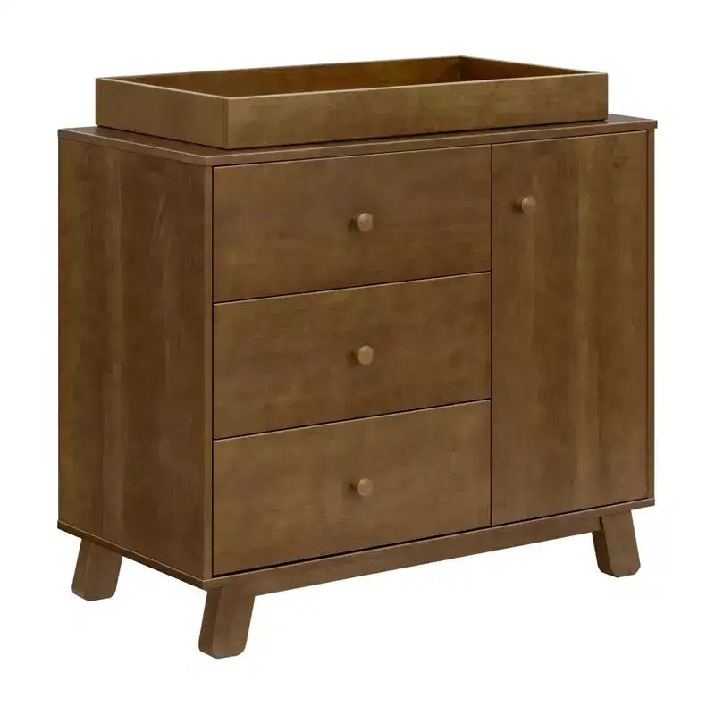 Commode de chambre d'enfant moderne à 3 tiroirs avec armoire latérale