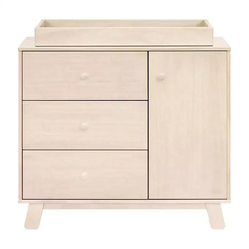 Commode de chambre d'enfant moderne à 3 tiroirs avec armoire latérale