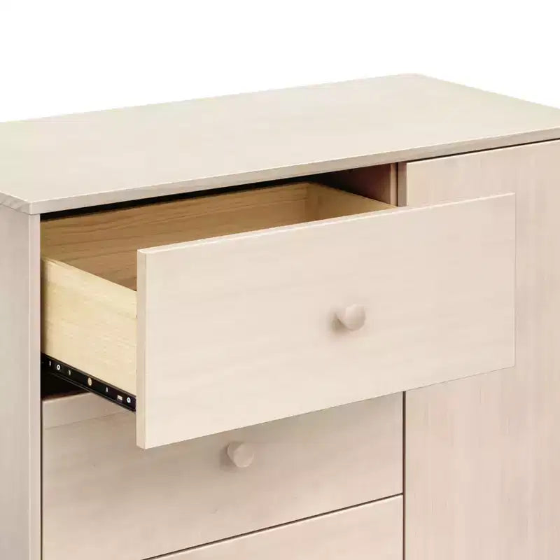 Commode de chambre d'enfant moderne à 3 tiroirs avec armoire latérale