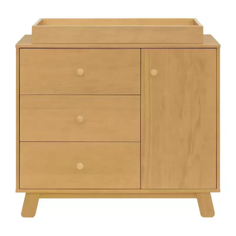 Commode de chambre d'enfant moderne à 3 tiroirs avec armoire latérale