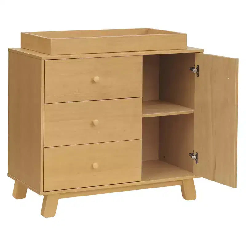 Commode de chambre d'enfant moderne à 3 tiroirs avec armoire latérale