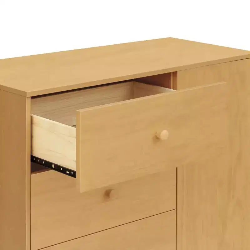 Commode de chambre d'enfant moderne à 3 tiroirs avec armoire latérale