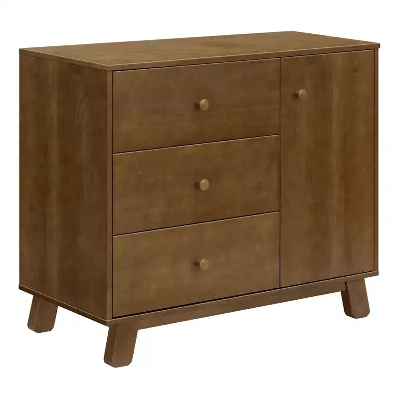 Commode de chambre d'enfant moderne à 3 tiroirs avec armoire latérale