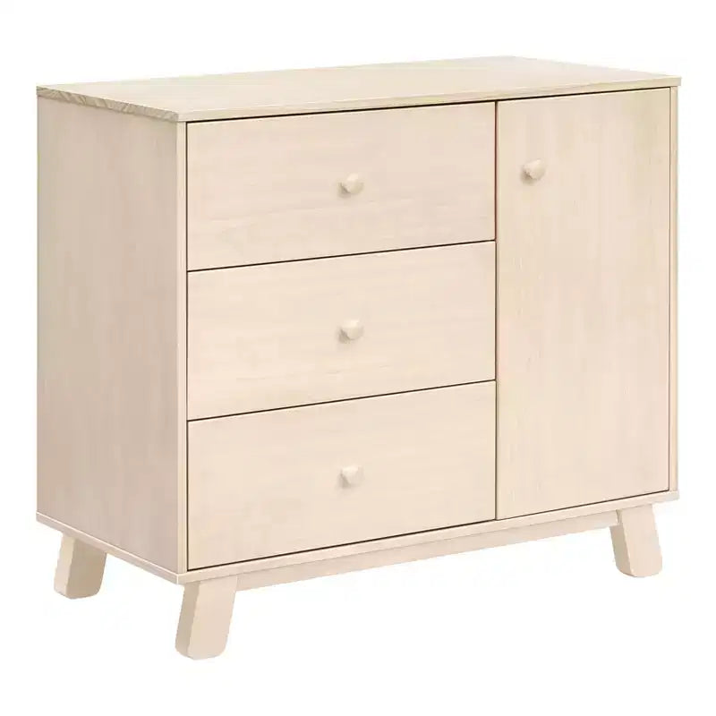 Commode de chambre d'enfant moderne à 3 tiroirs avec armoire latérale