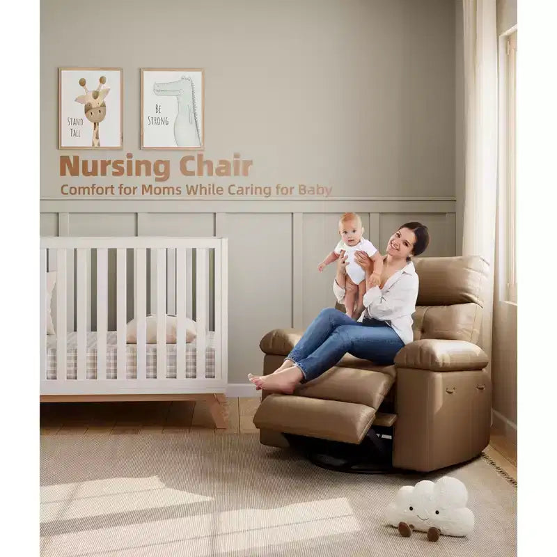 Fauteuil inclinable manuel extra-large en cuir PU surdimensionné pour adultes