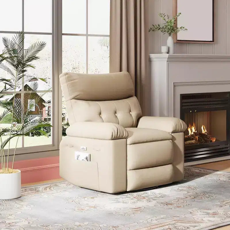 Fauteuil inclinable manuel extra-large en cuir PU surdimensionné pour adultes