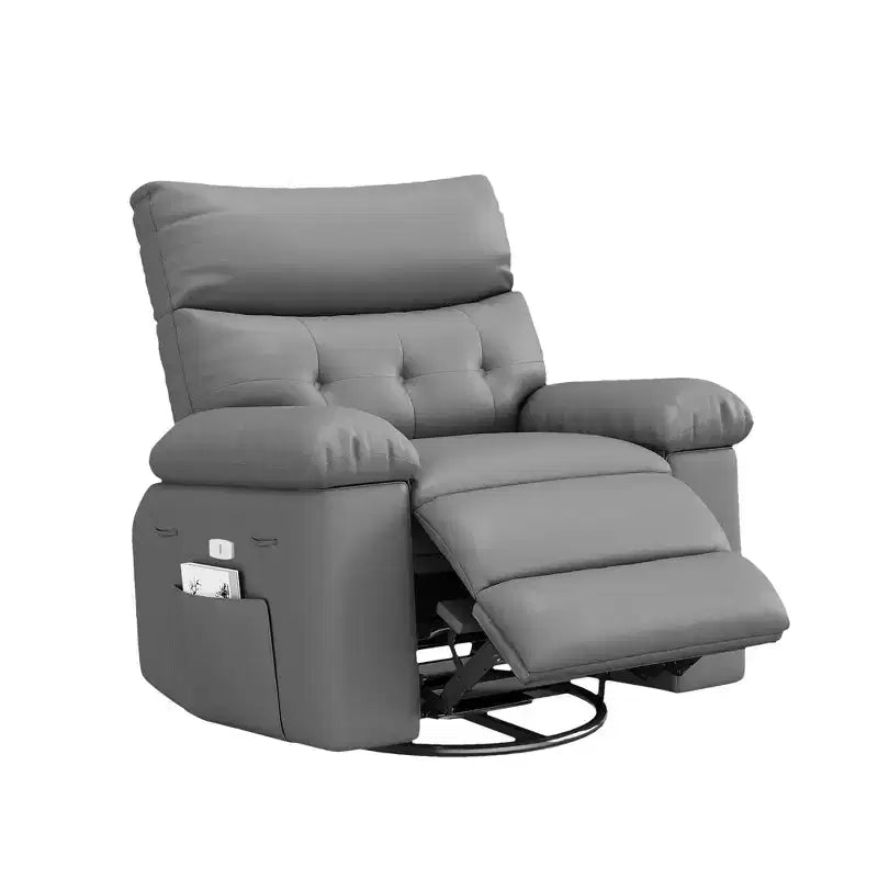 Fauteuil inclinable manuel extra-large en cuir PU surdimensionné pour adultes