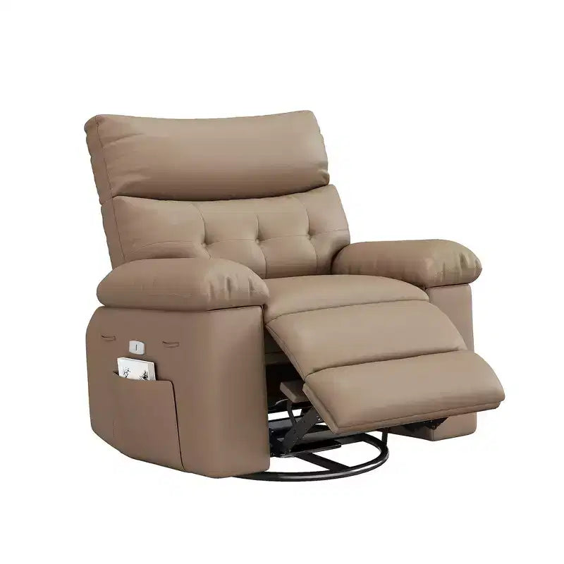 Fauteuil inclinable manuel extra-large en cuir PU surdimensionné pour adultes