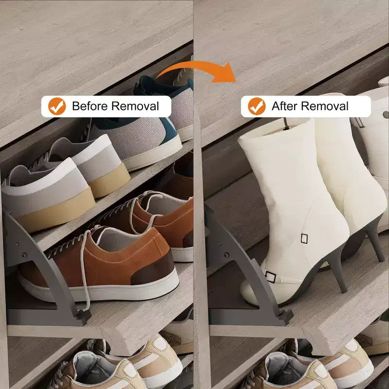 Meuble à chaussures en bois avec 6 tiroirs basculants et étagère réglable - Entrée