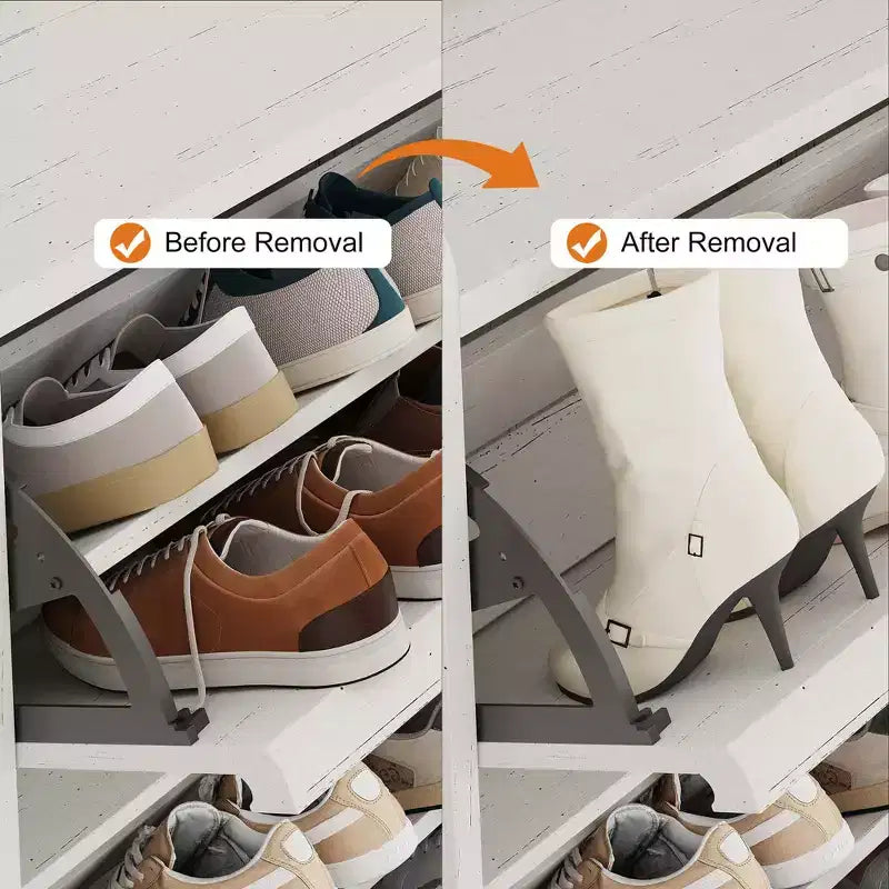 Meuble à chaussures en bois avec 6 tiroirs basculants et étagère réglable - Entrée