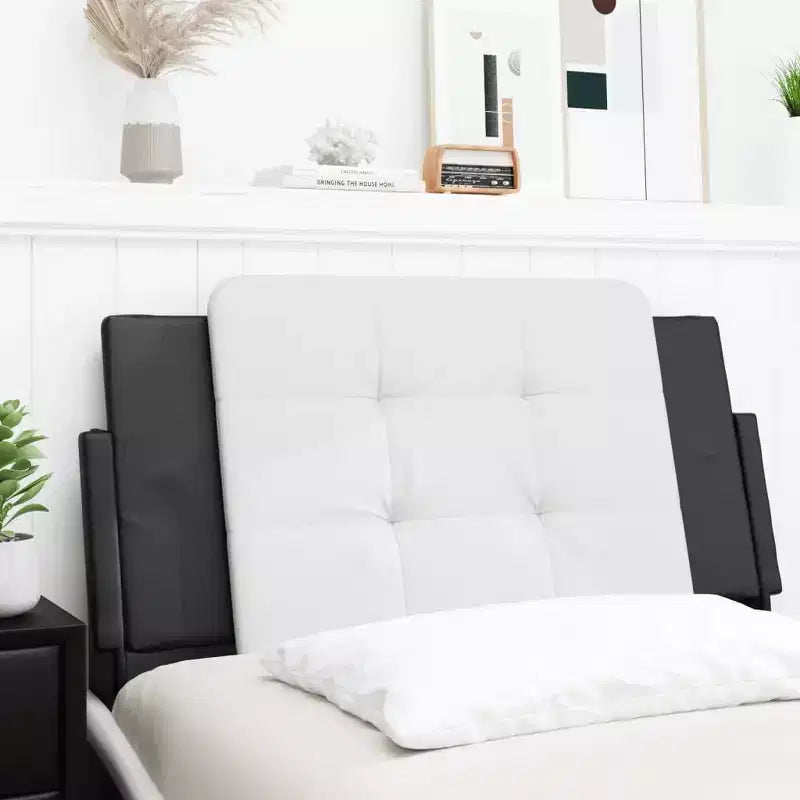 Coussin de tête de lit suspendu Rembourré Oreiller Dossier Chambre Faux Cuir