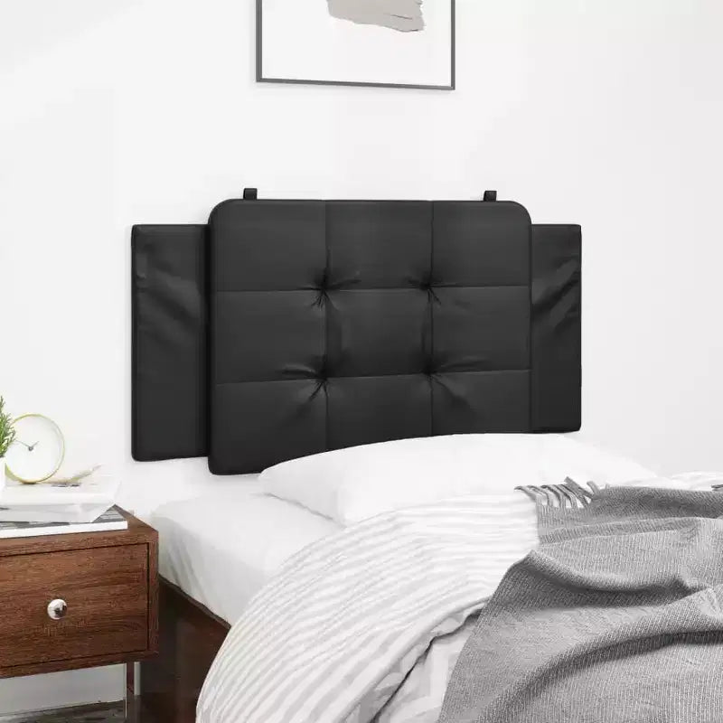 Coussin de tête de lit suspendu Rembourré Oreiller Dossier Chambre Faux Cuir