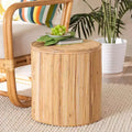 Table basse en rotin naturel - Bohème, aucun assemblage requis, fabriquée en Indonésie