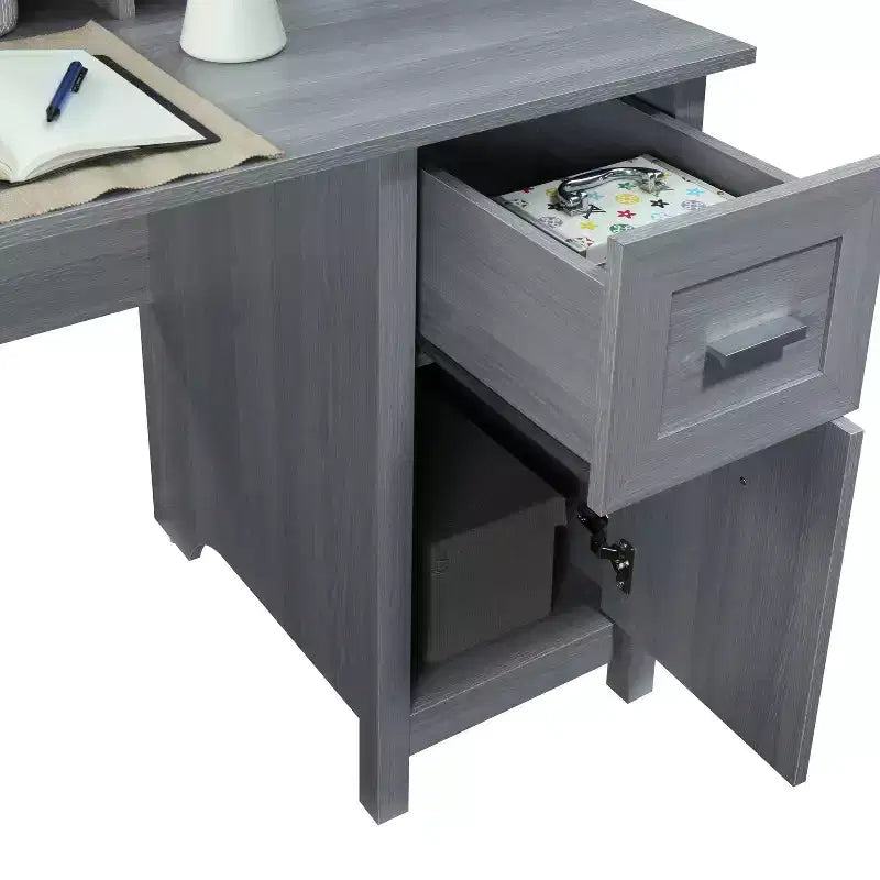 Bureau de travail classique avec rangement