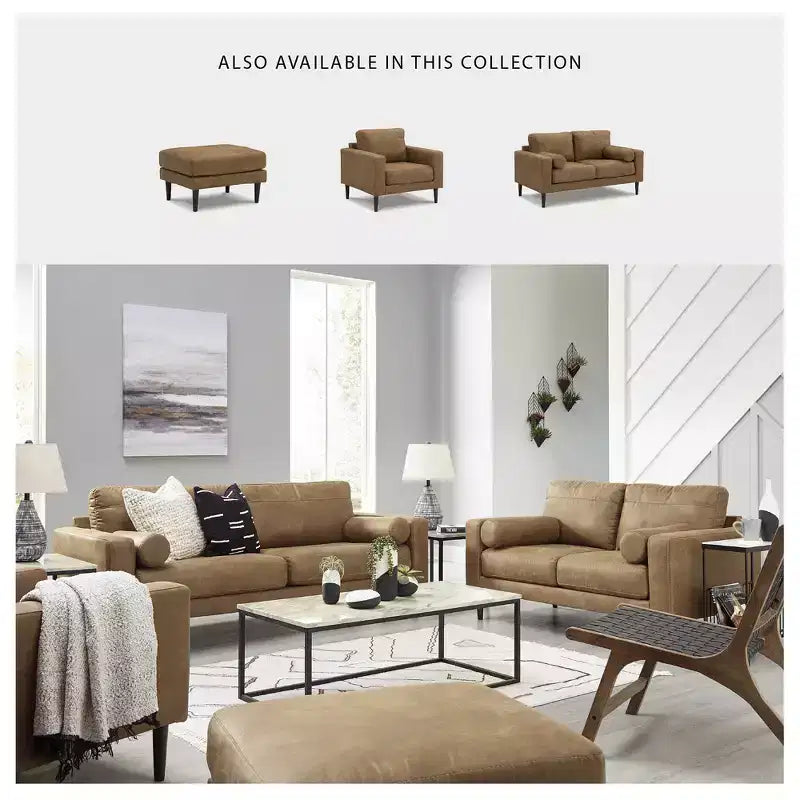 Caramel Ottoman