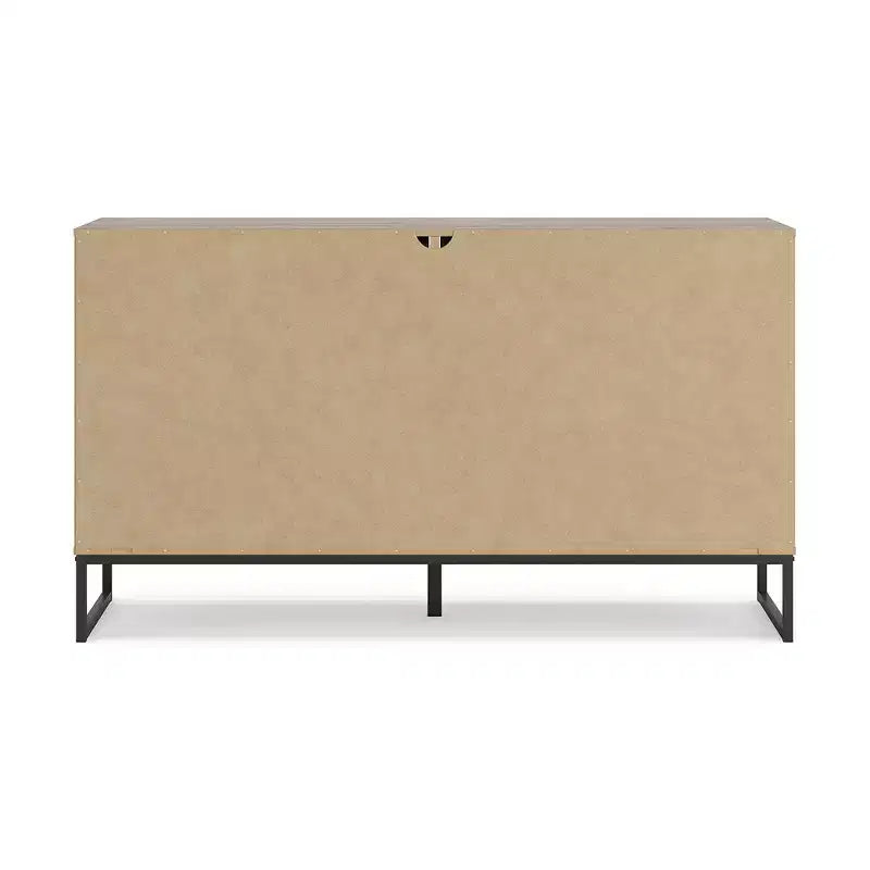 Commode 6 tiroirs - Brun miel, style moderne du milieu du siècle