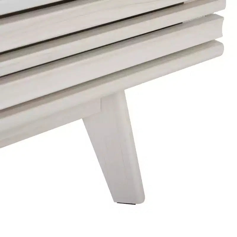 Meuble TV 2 portes 2 étagères – Console TV avec gestion des câbles
