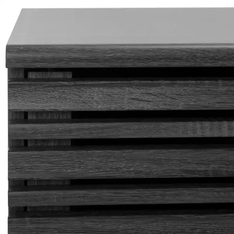 Meuble TV 2 portes 2 étagères – Console TV avec gestion des câbles