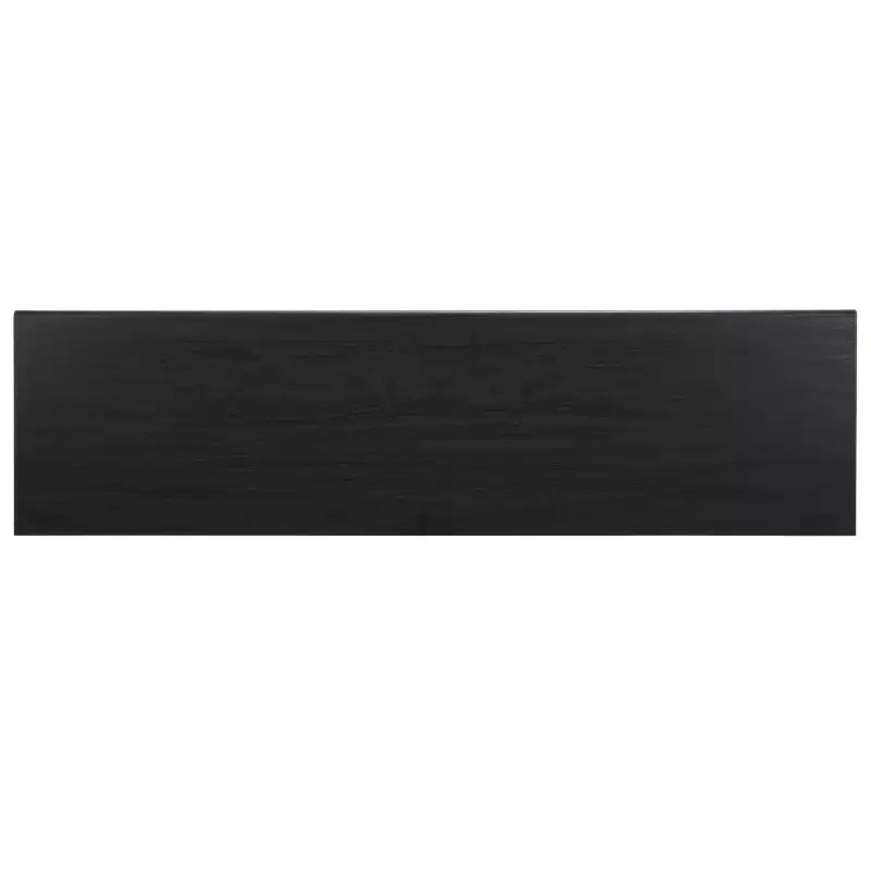 Meuble TV 2 portes 2 étagères – Console TV avec gestion des câbles