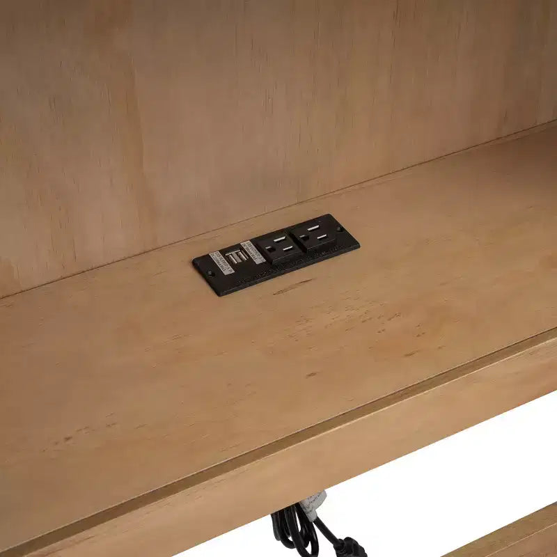 Lit de repos simple avec lit gigogne ou 2 tiroirs, armoires de rangement et ports USB